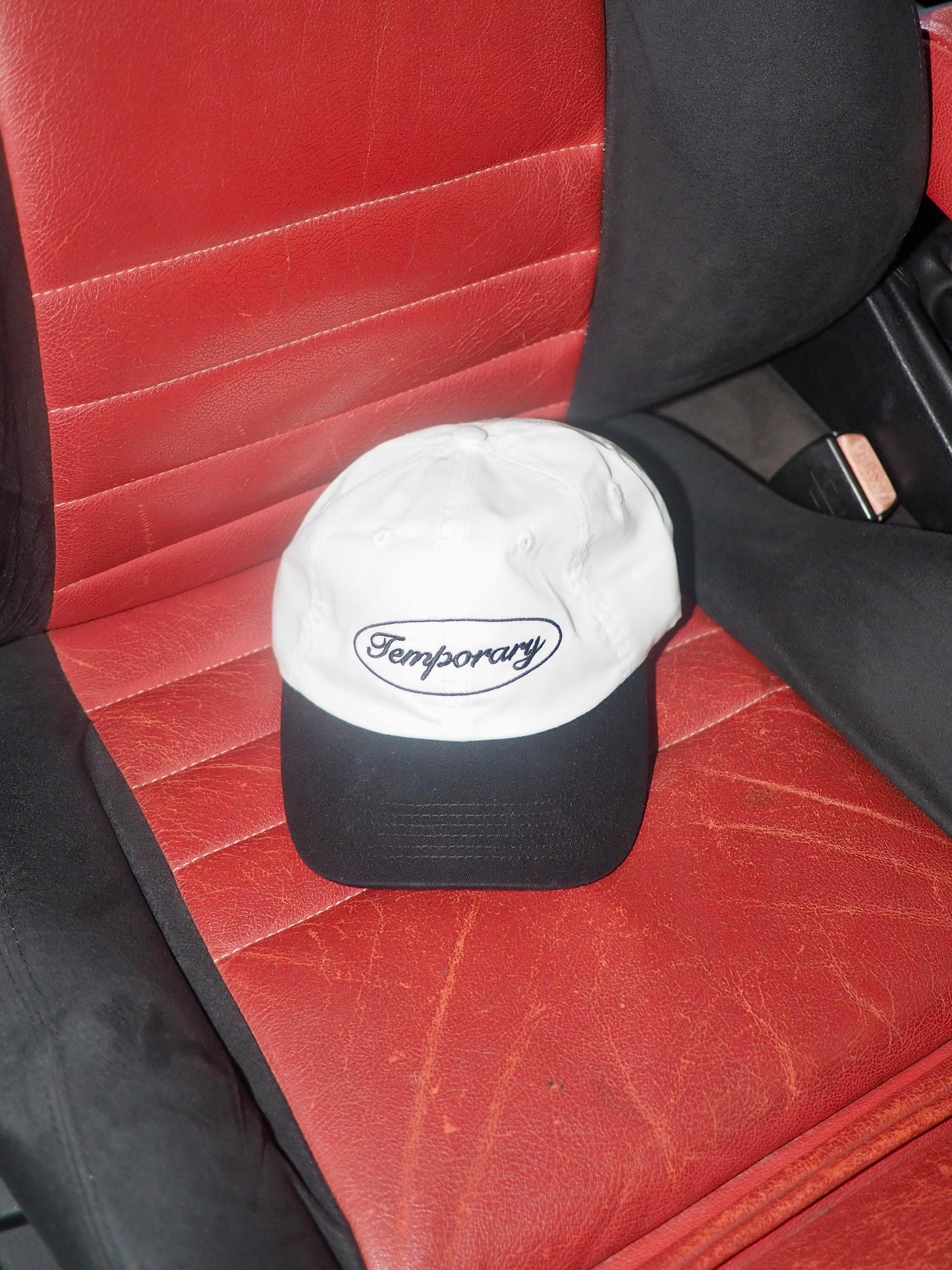 Logo Baseball Cap - Off White/Black