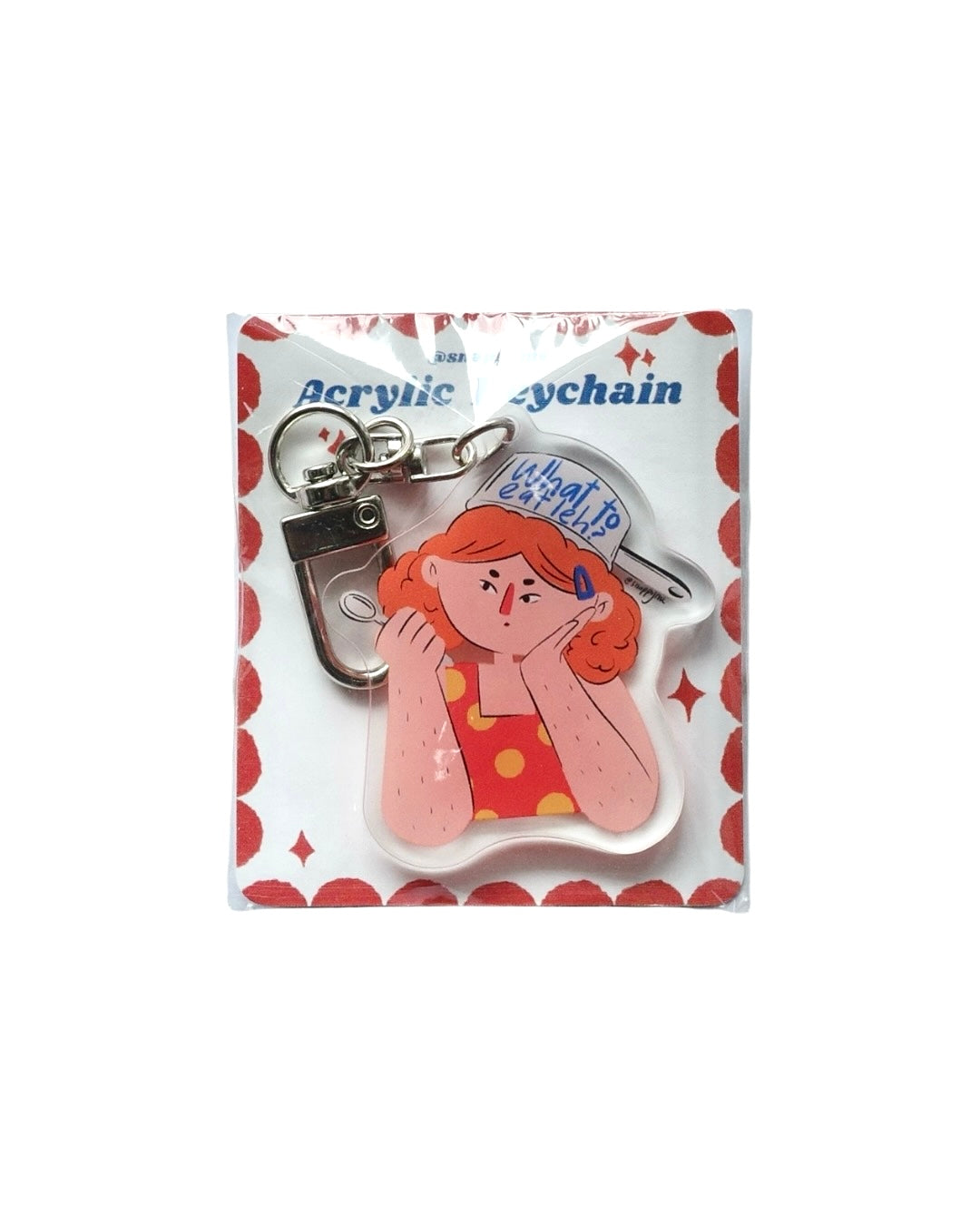 'What to eat leh?' Keychain