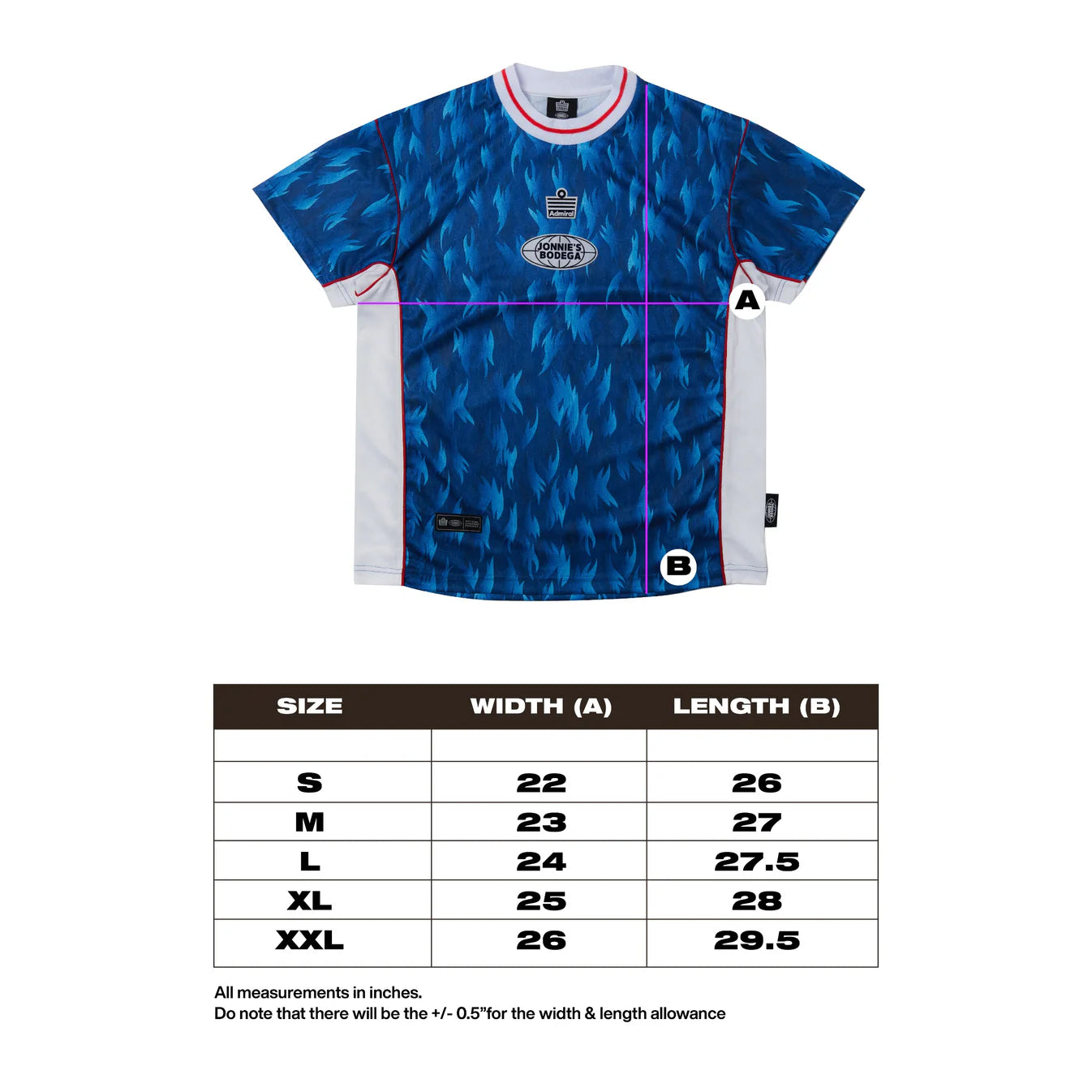 JB x Admiral Pre-Match Kit