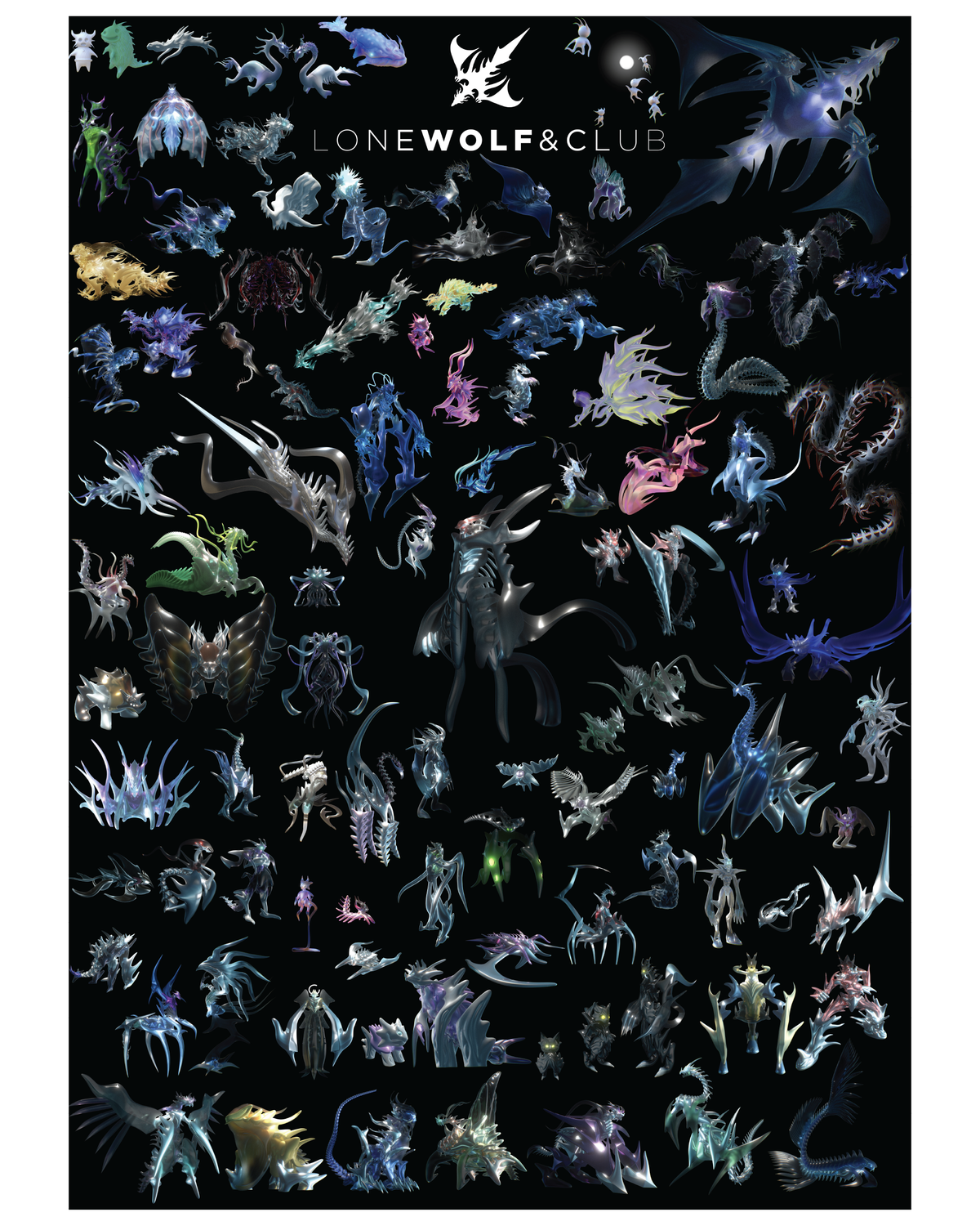 Lone Wolf & Club Poster
