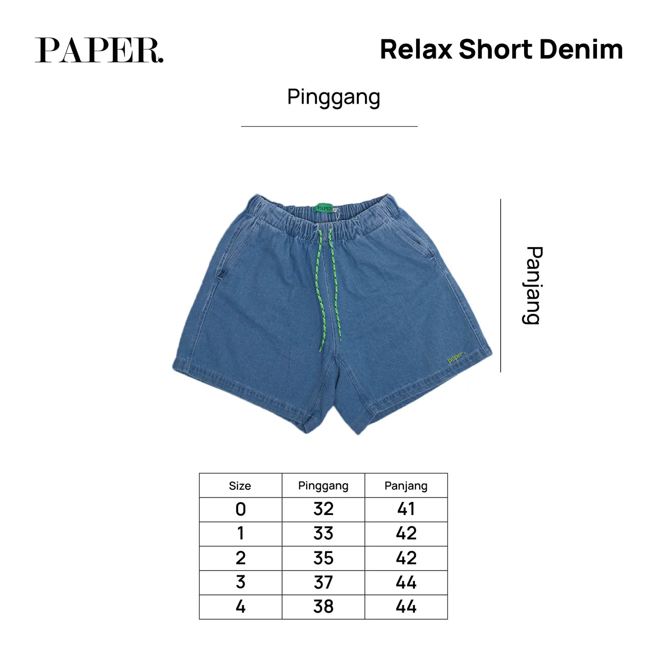 Relax Short Denim Blue