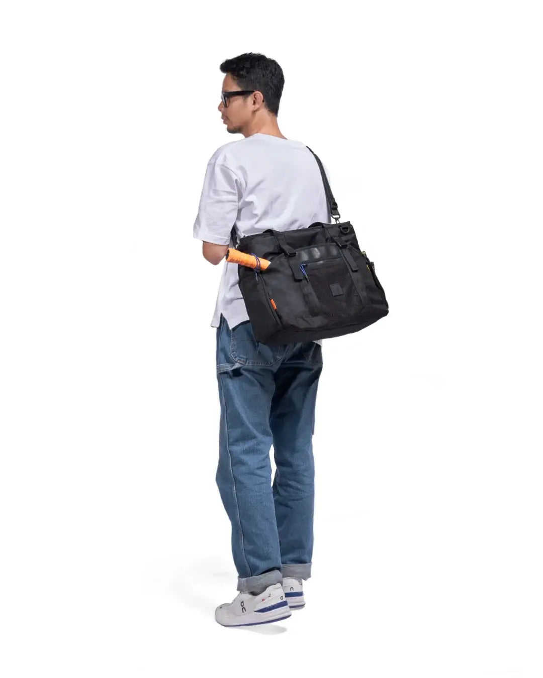 Miles Racket Tote Bag