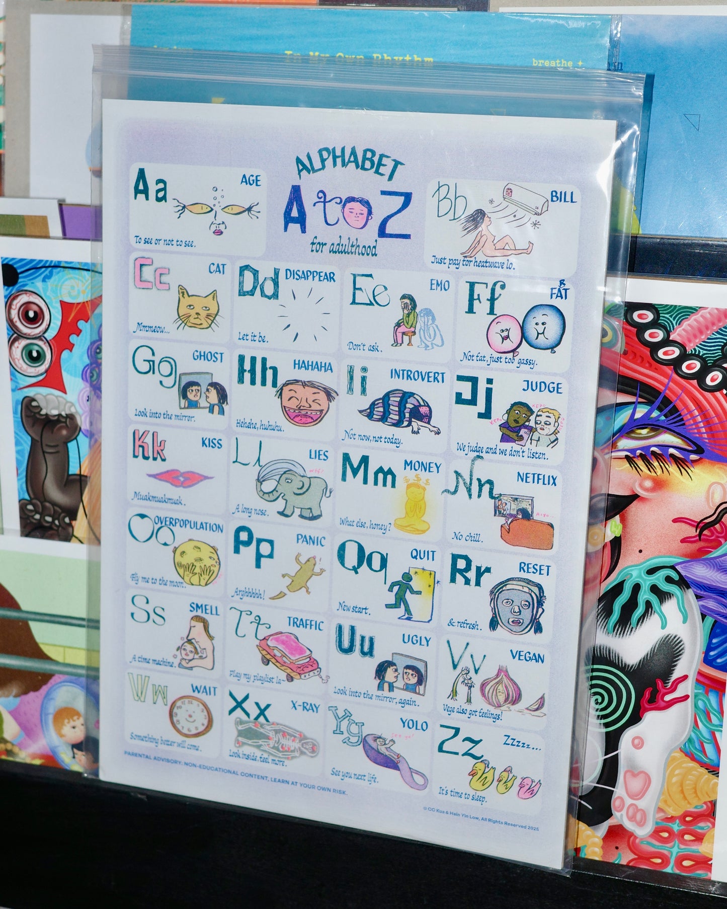 ‘Alphabet A to Z for Adulthood’ Poster