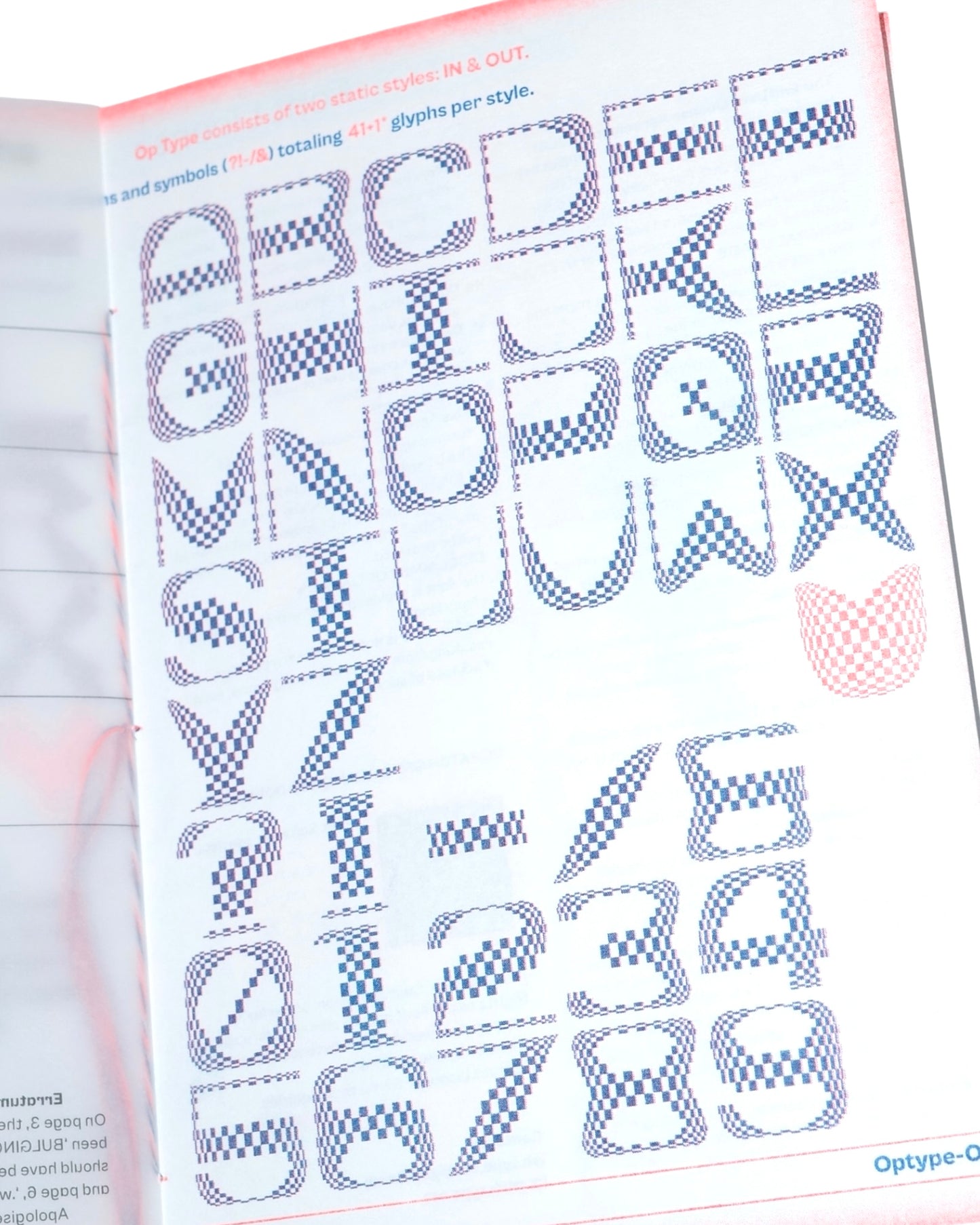 Op Type - Type Specimen & Font License