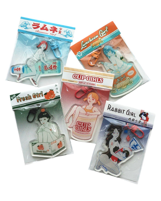 Girls Acrylic Keychain