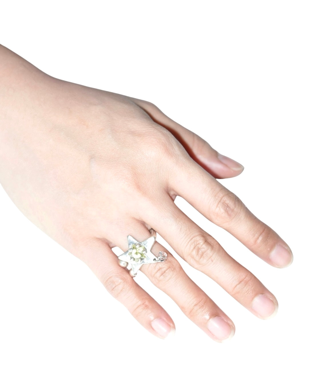 Yellow Diamond Star Ring