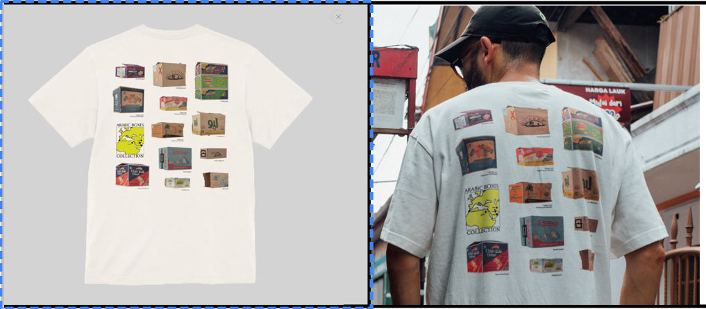 Arabic Boxes Collection Graphic Tee