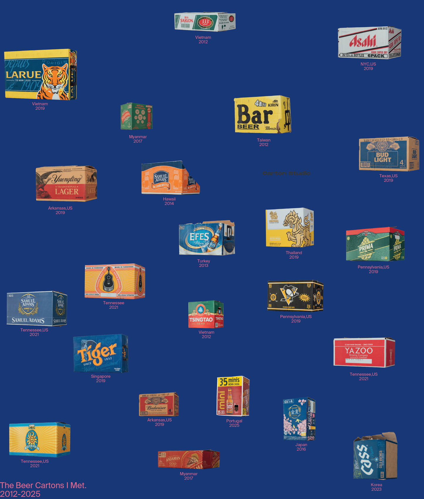 The Beer Cartons I Met 2012-2025 Graphic Tee