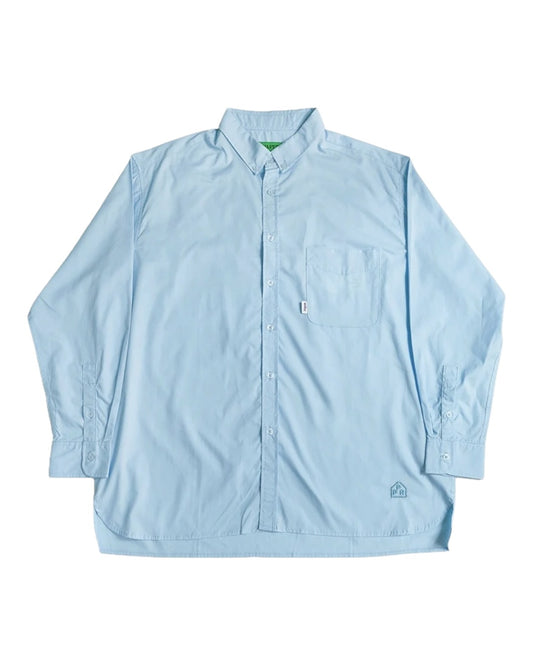 Office Shirt Long Soft Blue