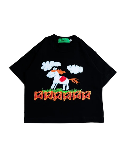 Kids Horse Black