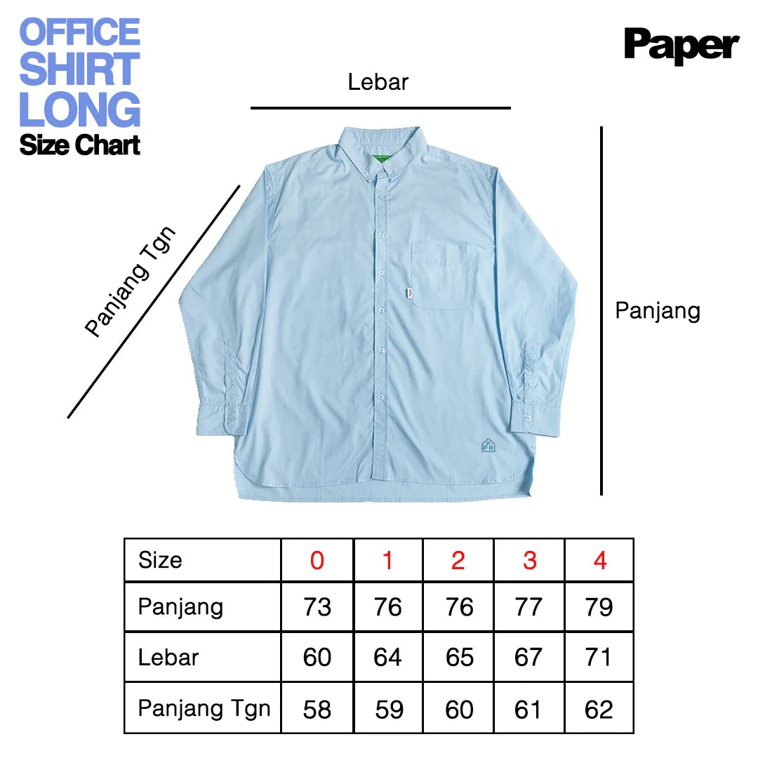 Office Shirt Long White