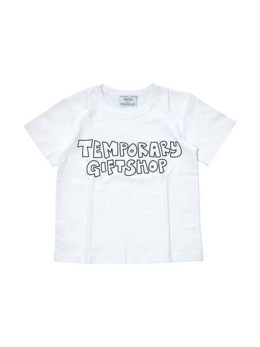 'TEMPORARY GIFTSHOP' Baby Tee - White