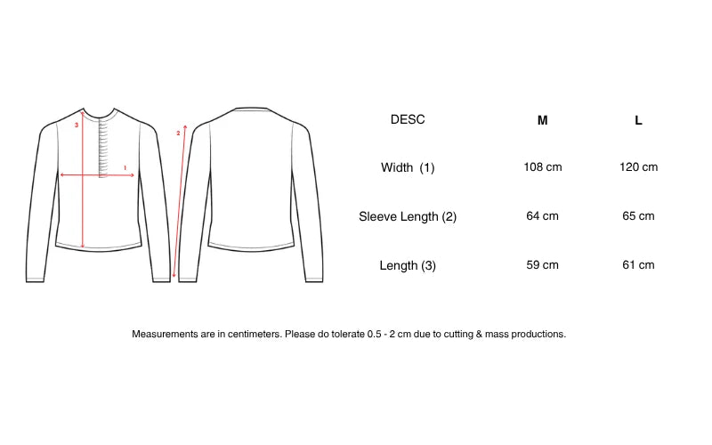 Pleated Henley Unisex Top