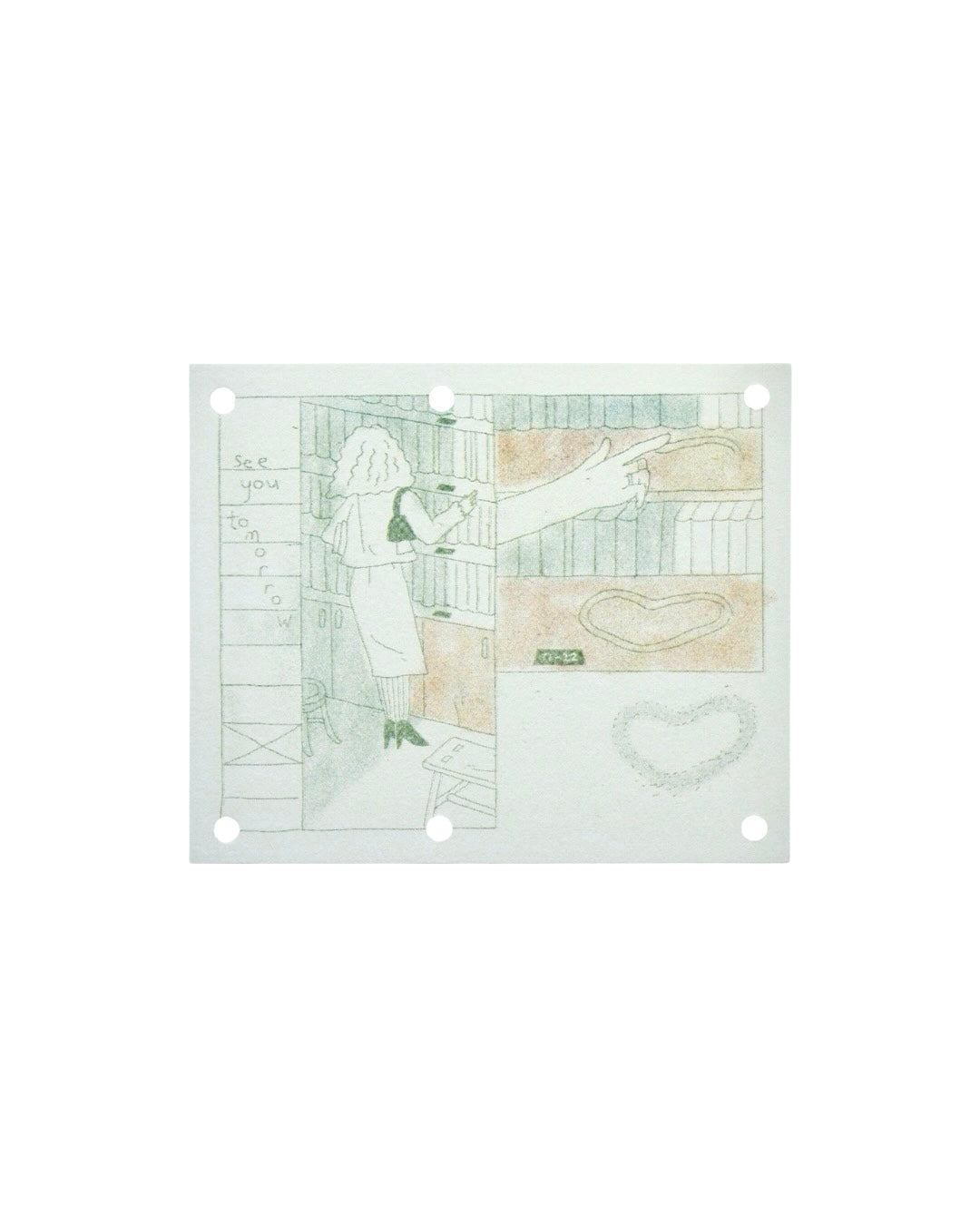 Librarian Postcard