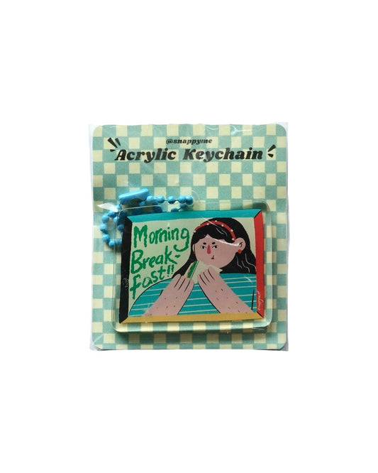 'Morning Breakfast' Keychain