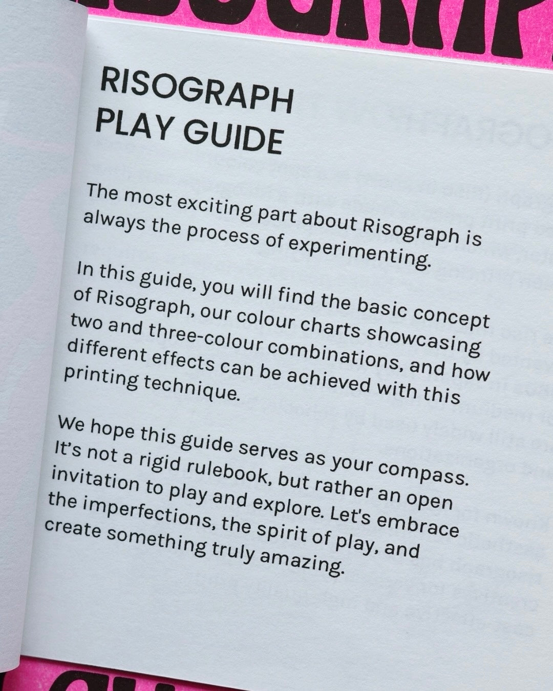 Risograph Play Guide
