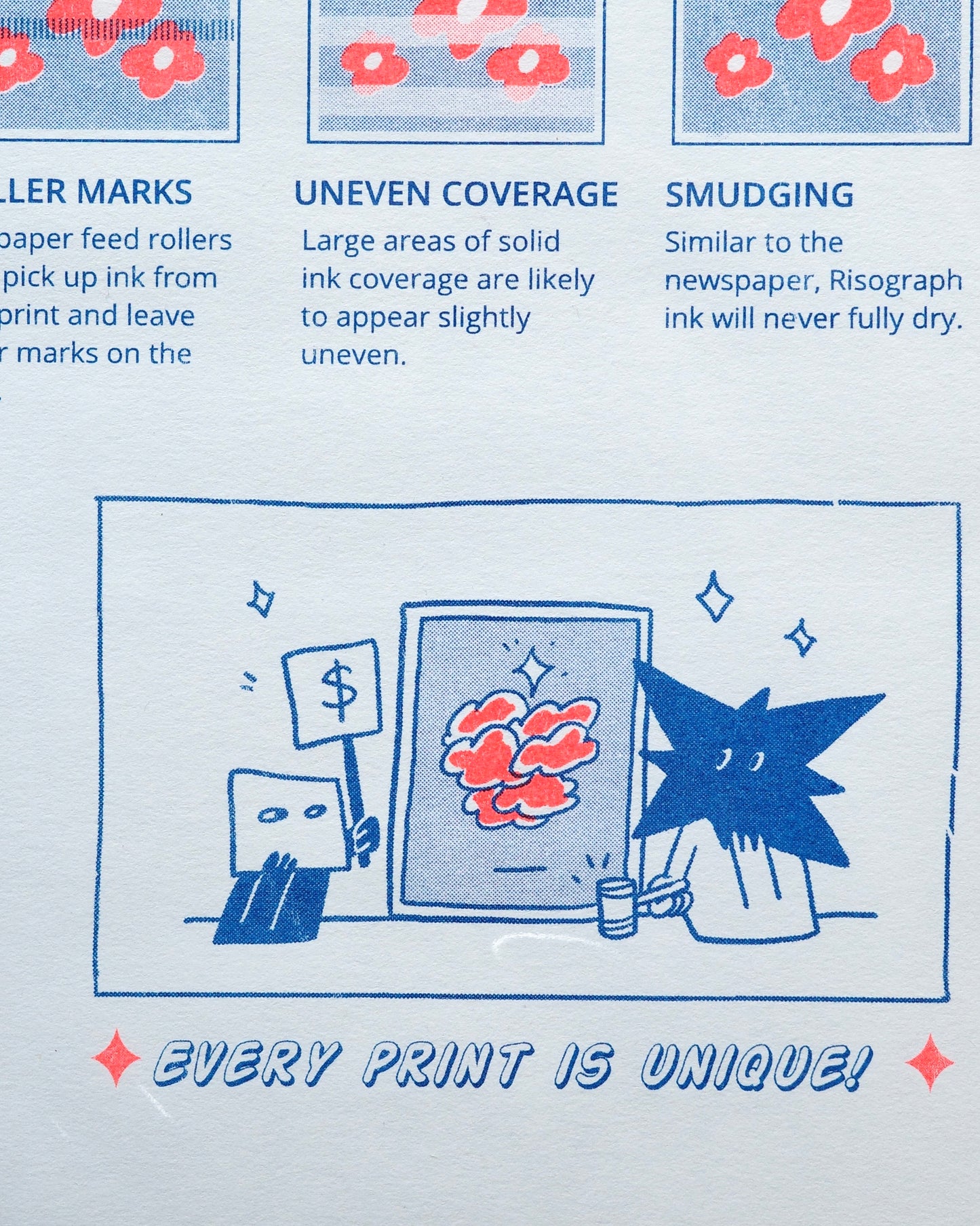 Risograph Info Poster