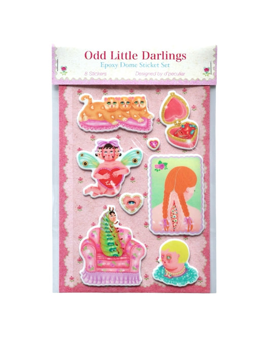 Odd Little Darlings Sticker Set