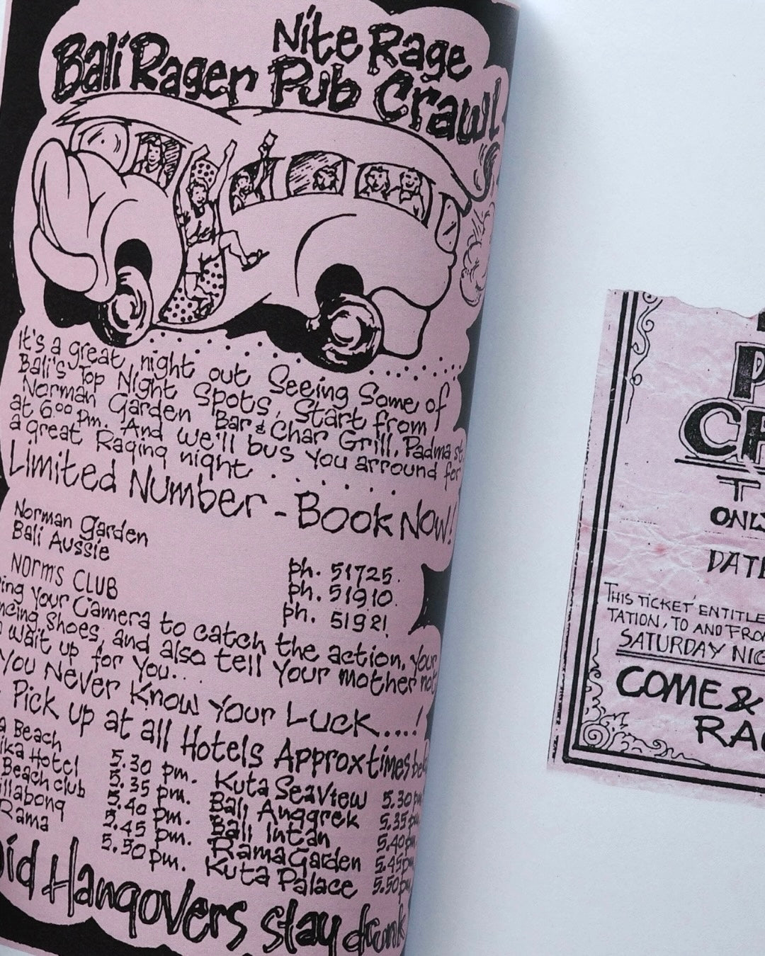 Bali Party Flyers 1982-2002 Zine