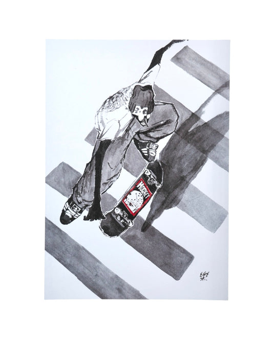 Crosswalk Heelflip