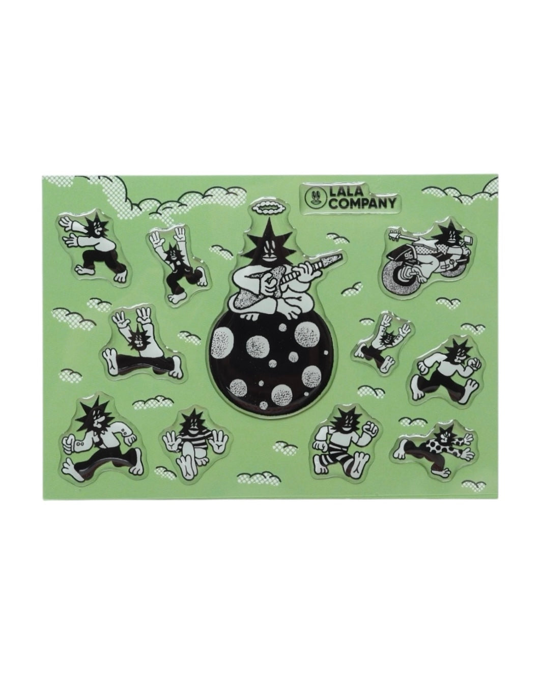 Rock Attack Sticker Set