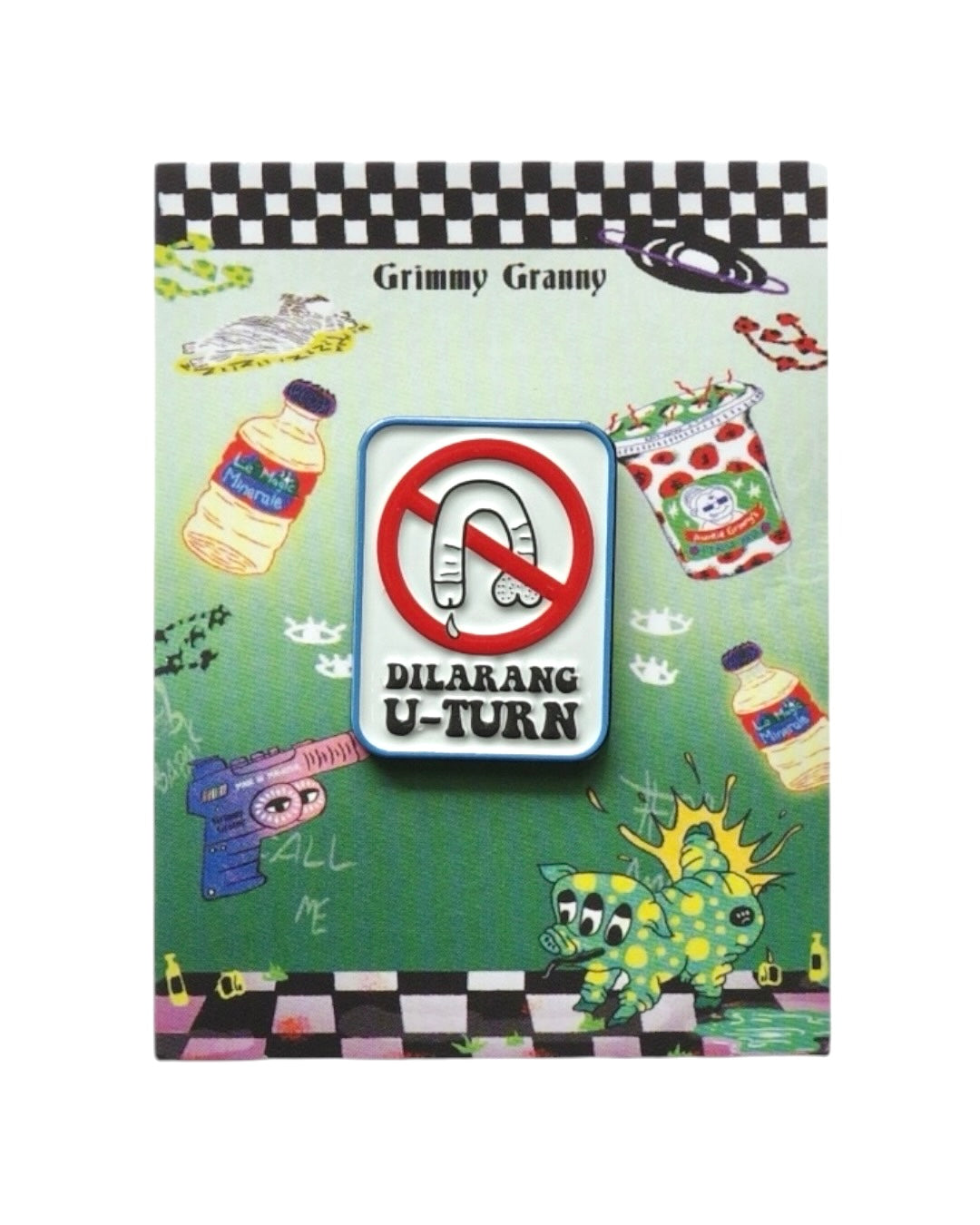 Dilarang U-turn Pin