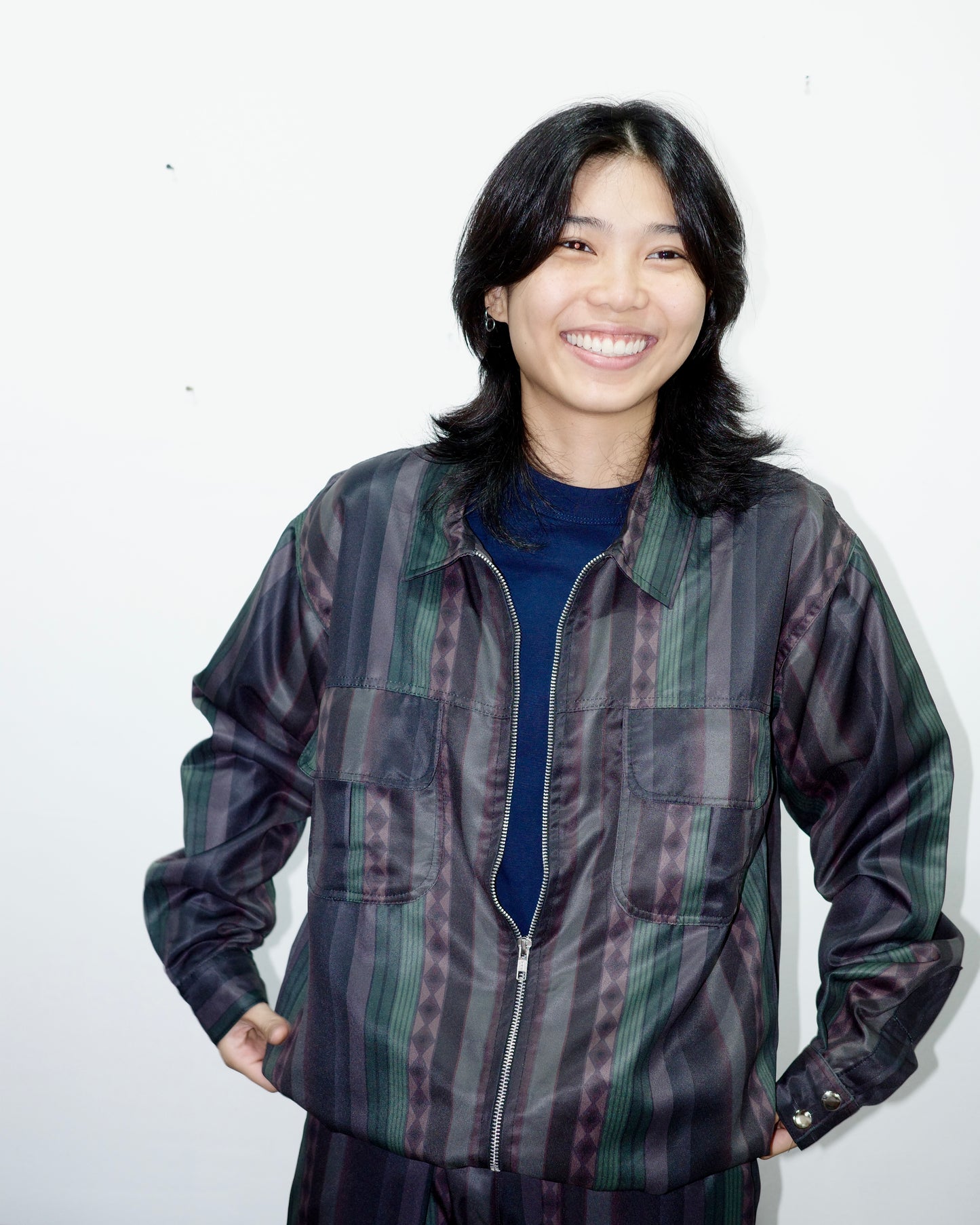 Stripes Green Jacket