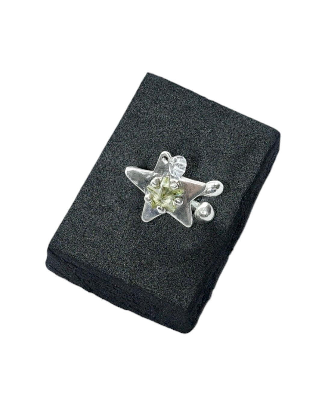 Yellow Diamond Star Ring