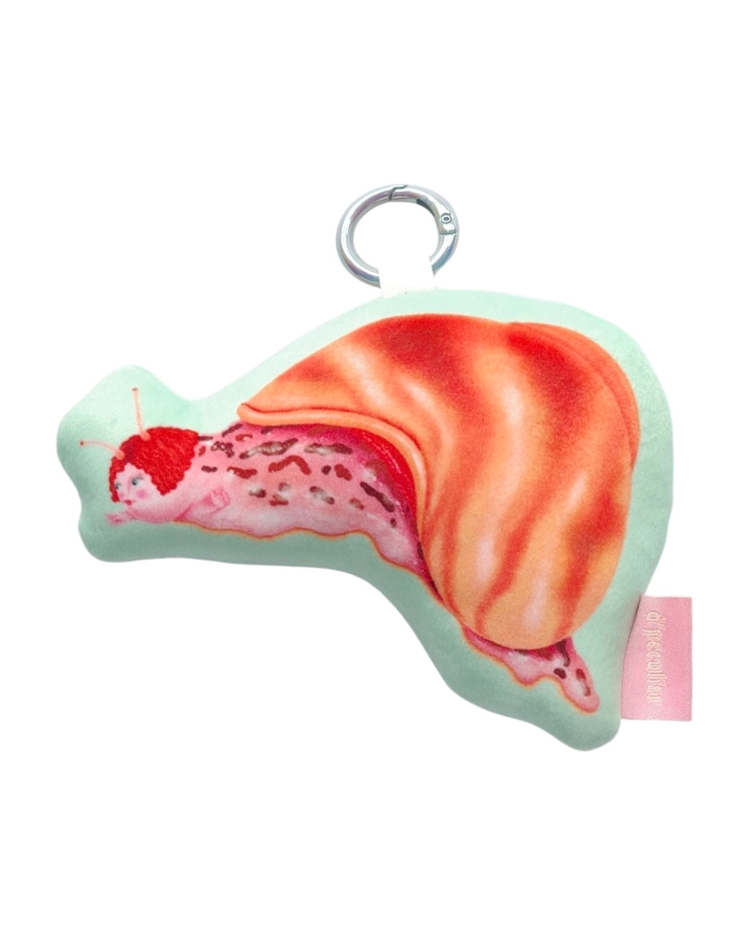 Snail Plushie Keychain