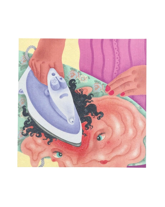 Ironing Postcard