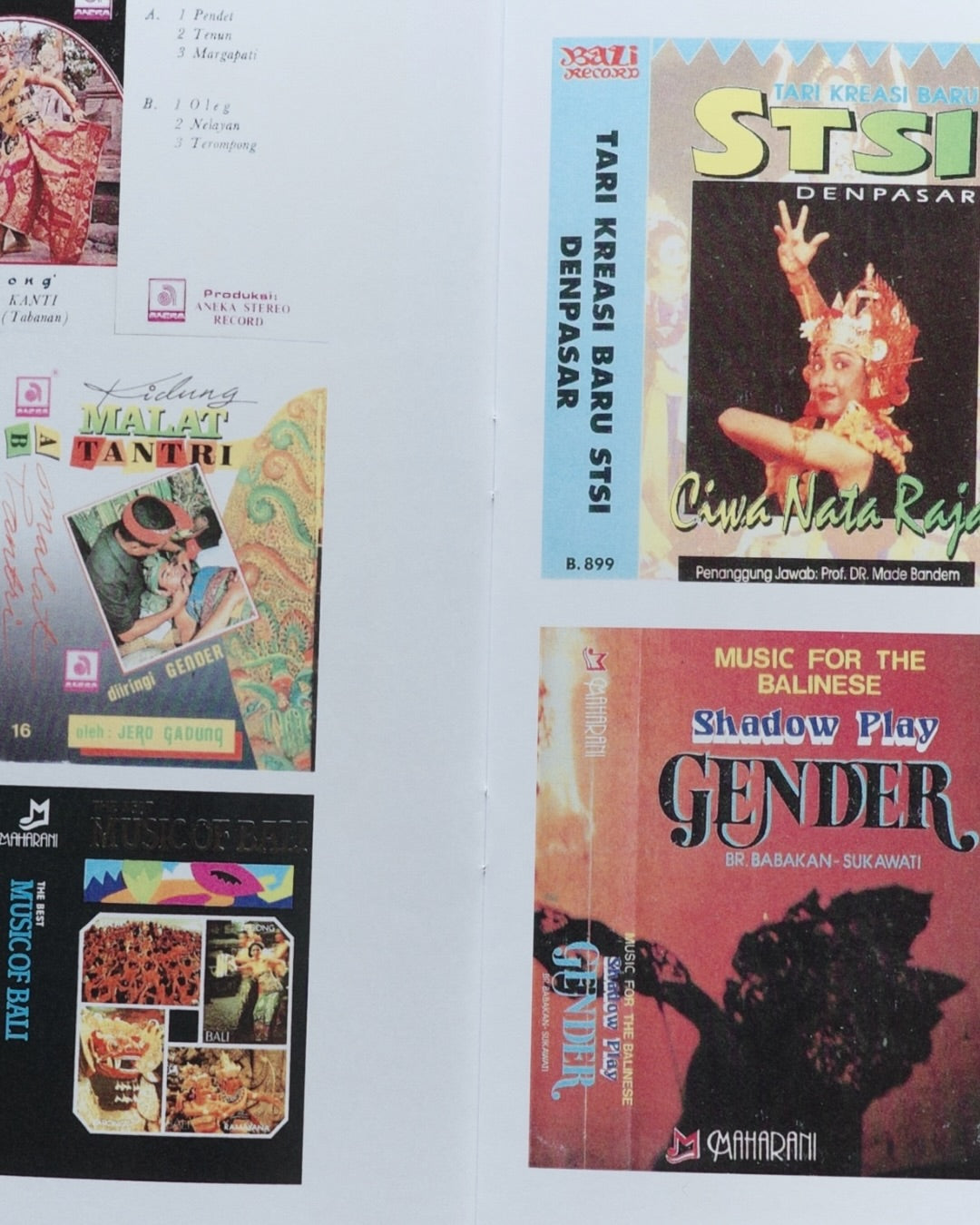 My Incomplete Wishlist Collection of Balinese Cassette Tape Covers