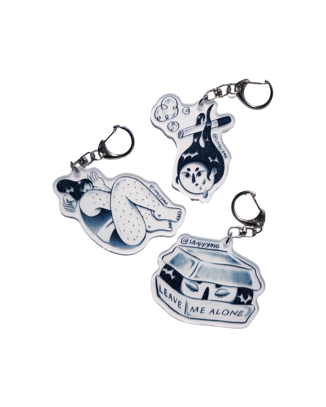 'Barely Blooming' Keychains