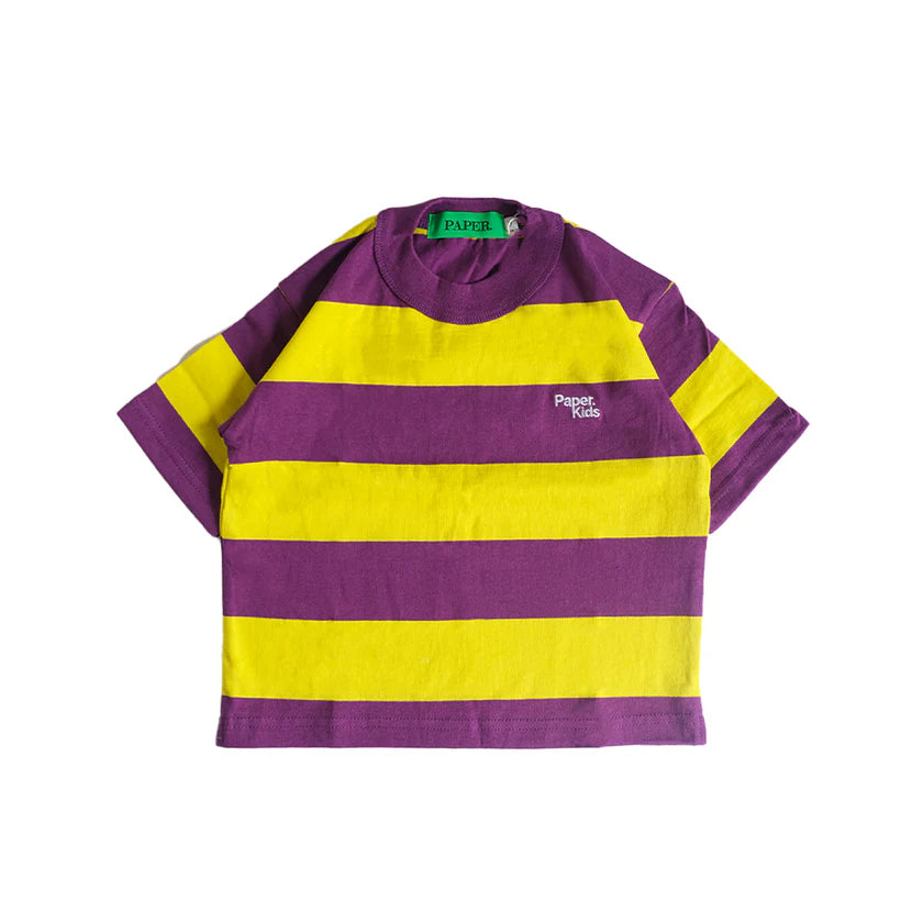 Kids Stripe Yellow Purple