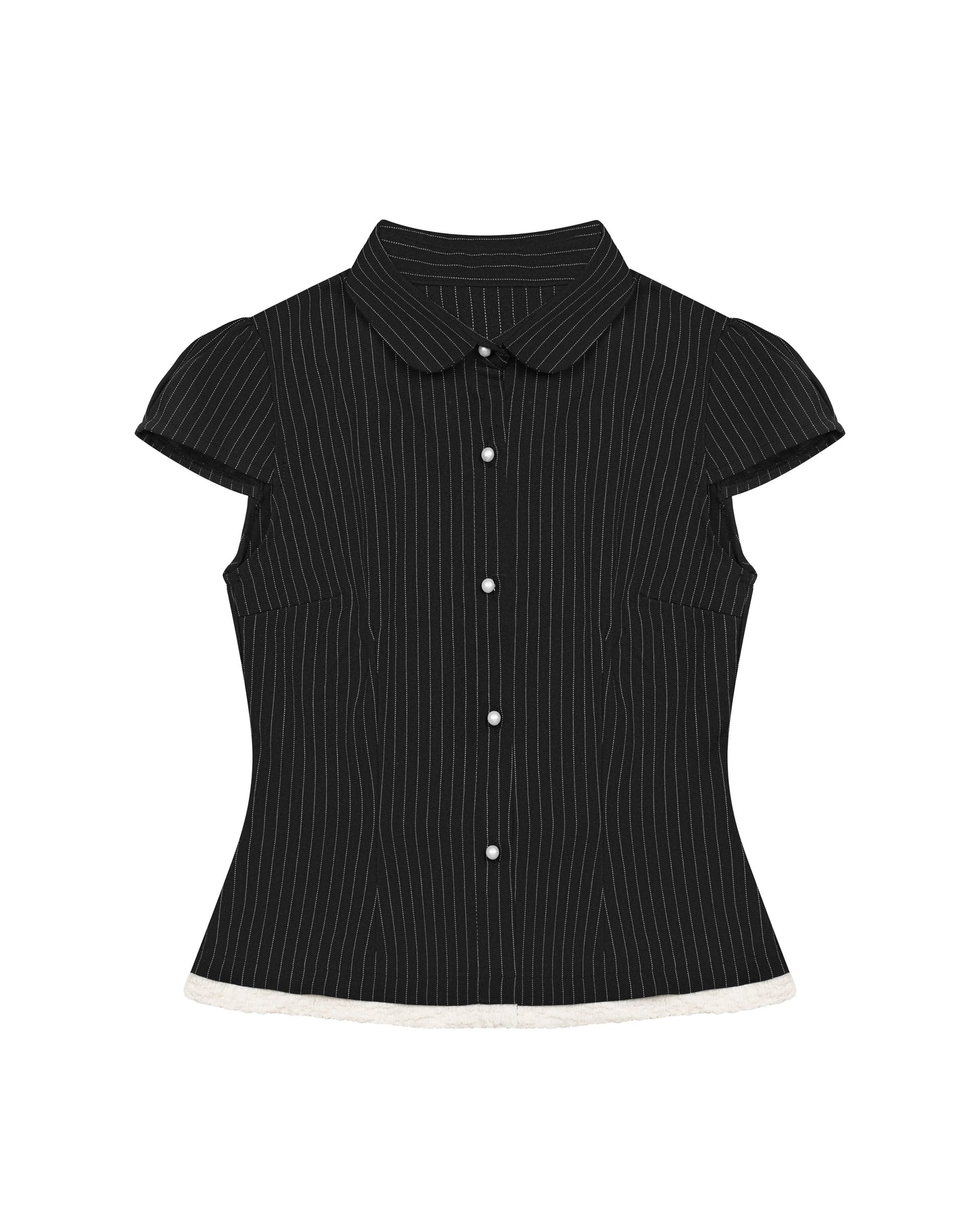 Bea Shirt in Pinstripes
