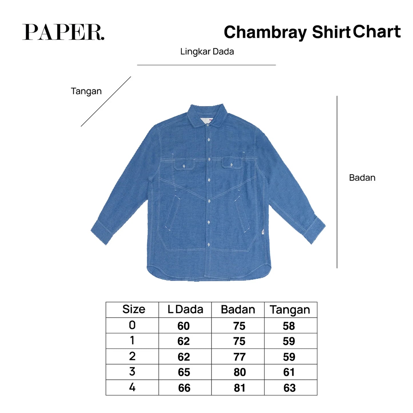 Chambray Shirt Blue