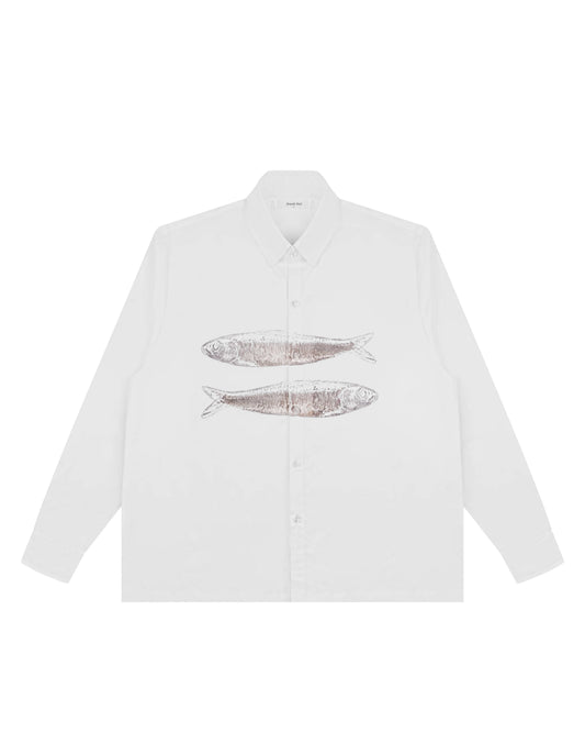 Fish Shirt in White