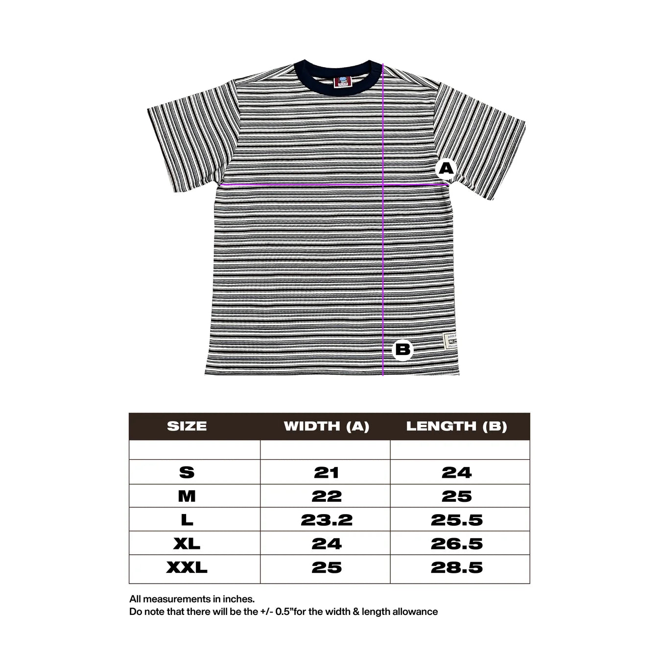 Bodega Striped Tee