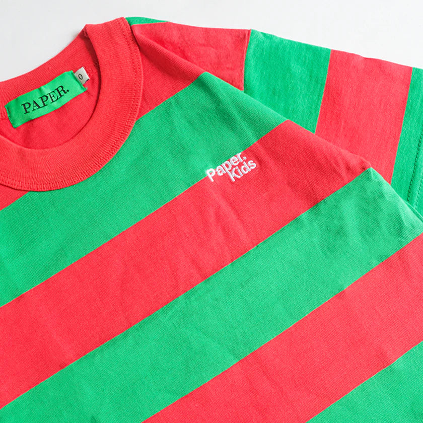 Kids Stripe Green Red