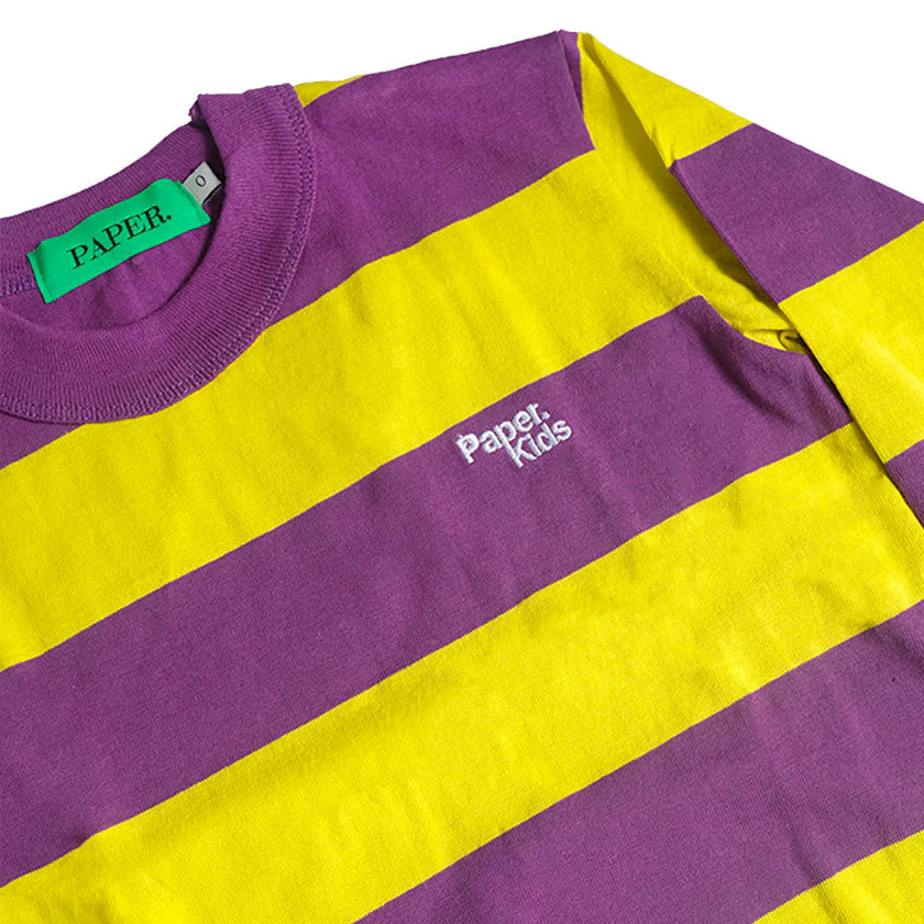 Kids Stripe Yellow Purple