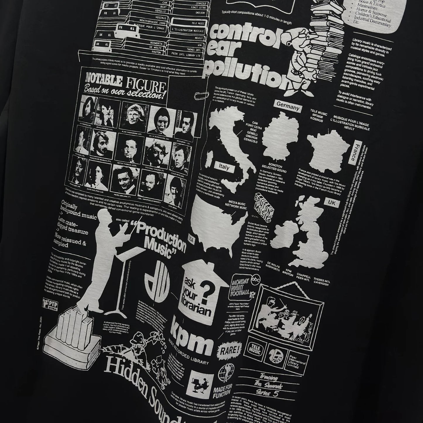 Library Music Long Sleeve Tee