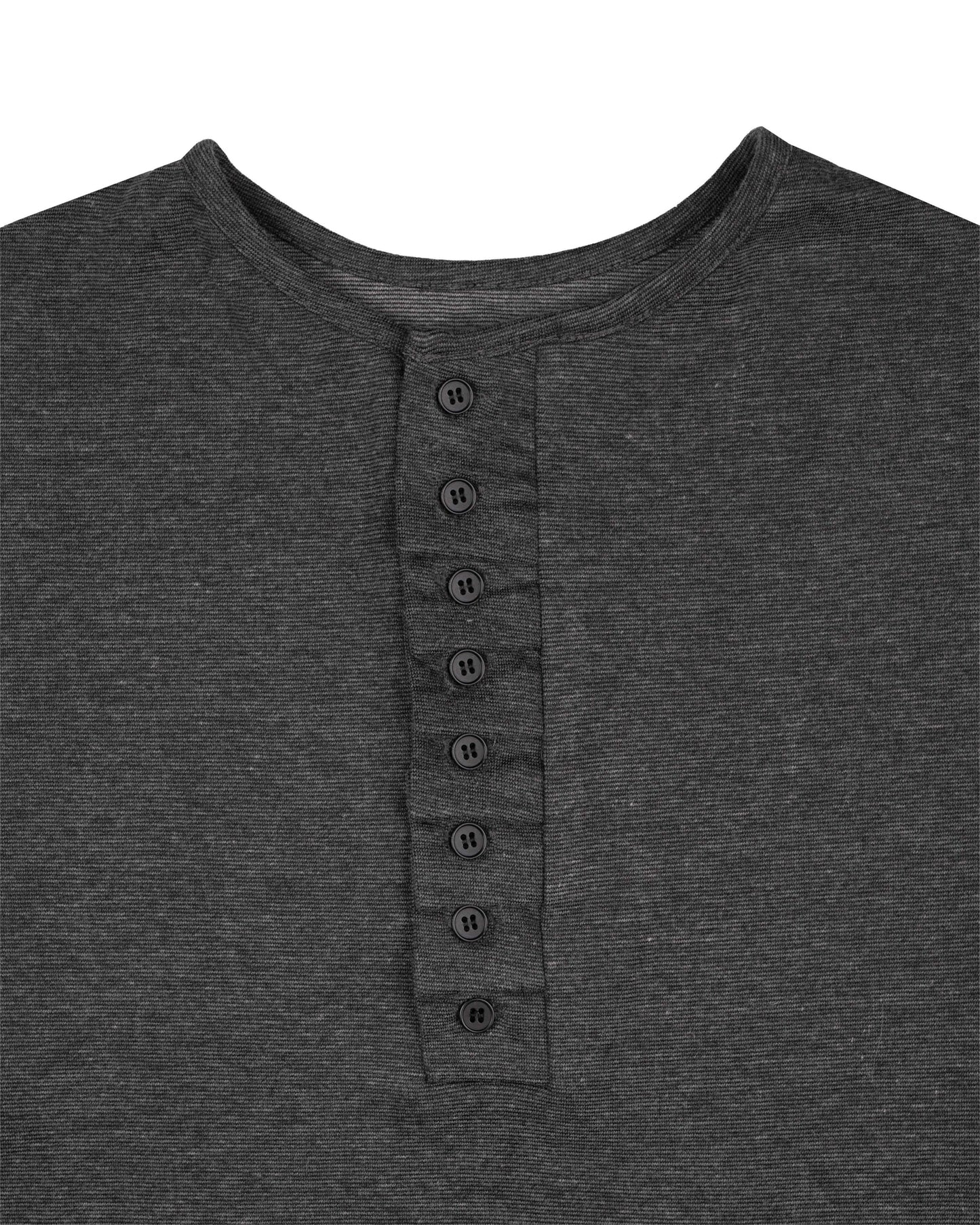 Pleated Henley Unisex Top