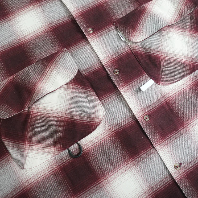 Shatsu Flannel Maroon