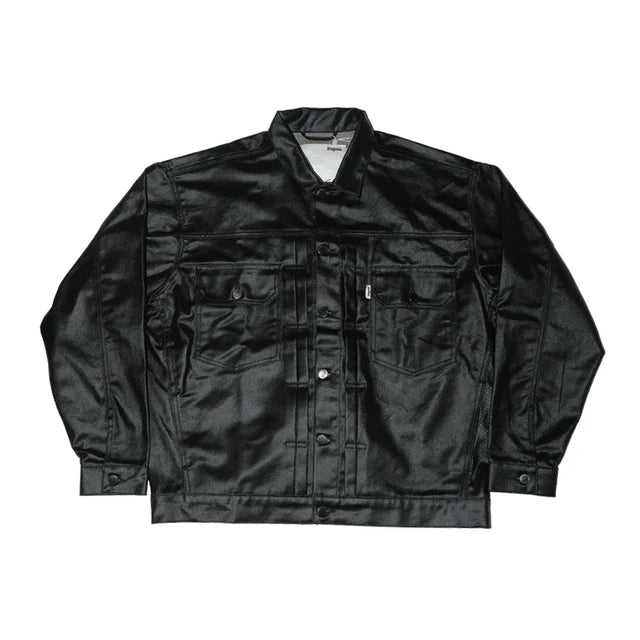 Trucker Denim Jacket Black