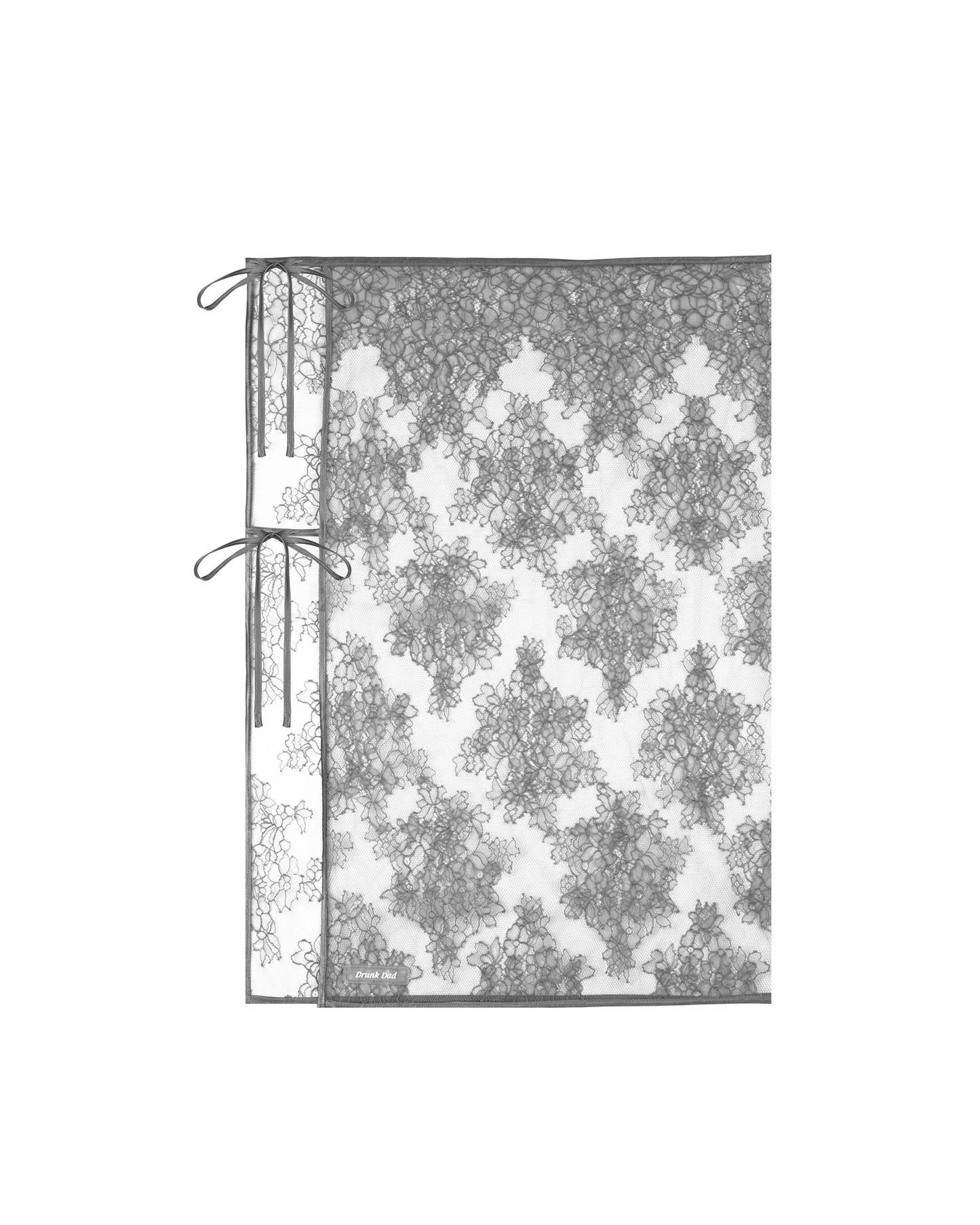 Multi Way Lace Wrap Skirt in Grey